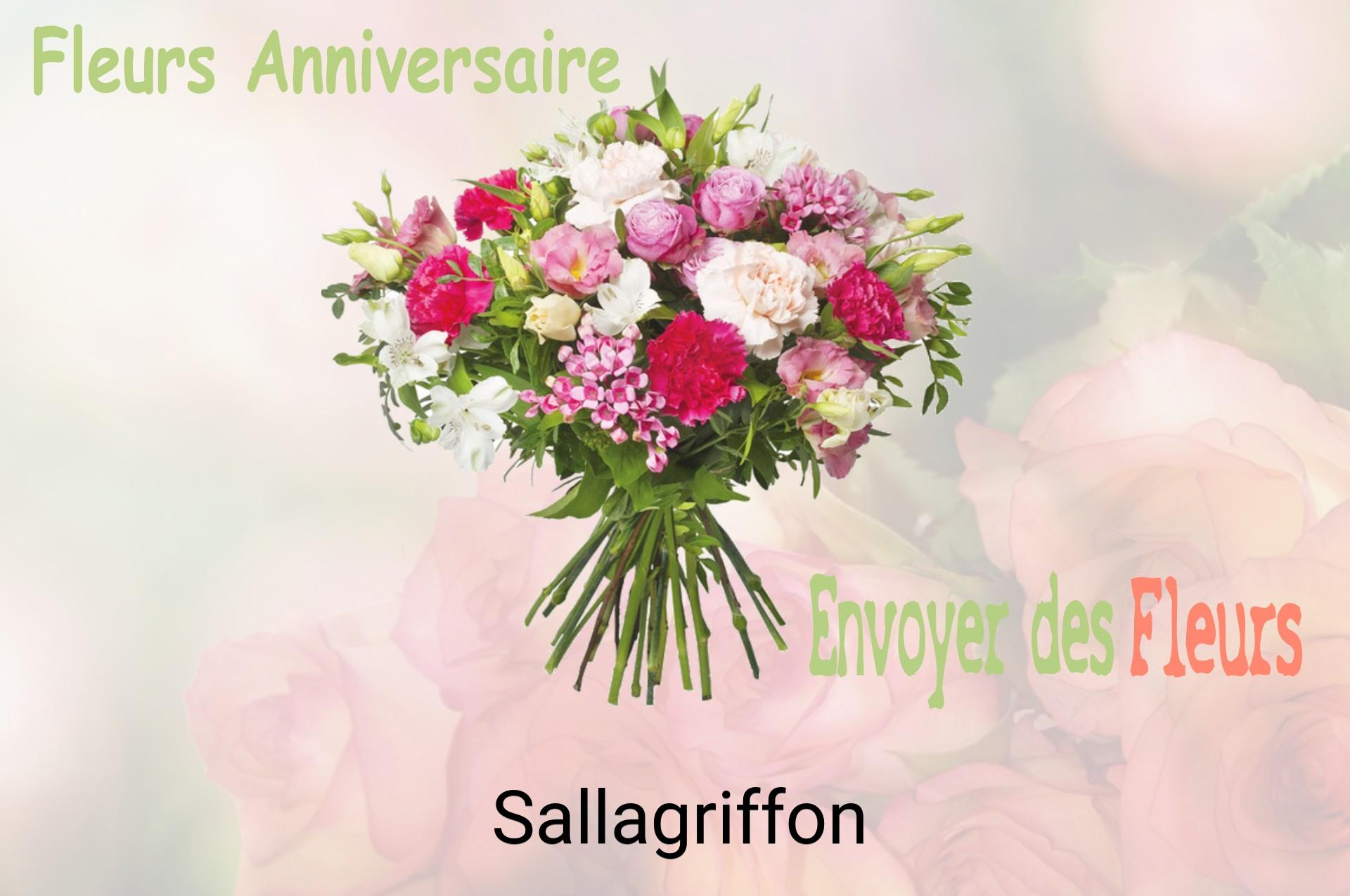 Bouquet de fleurs d’anniversaire livré à Sallagriffon